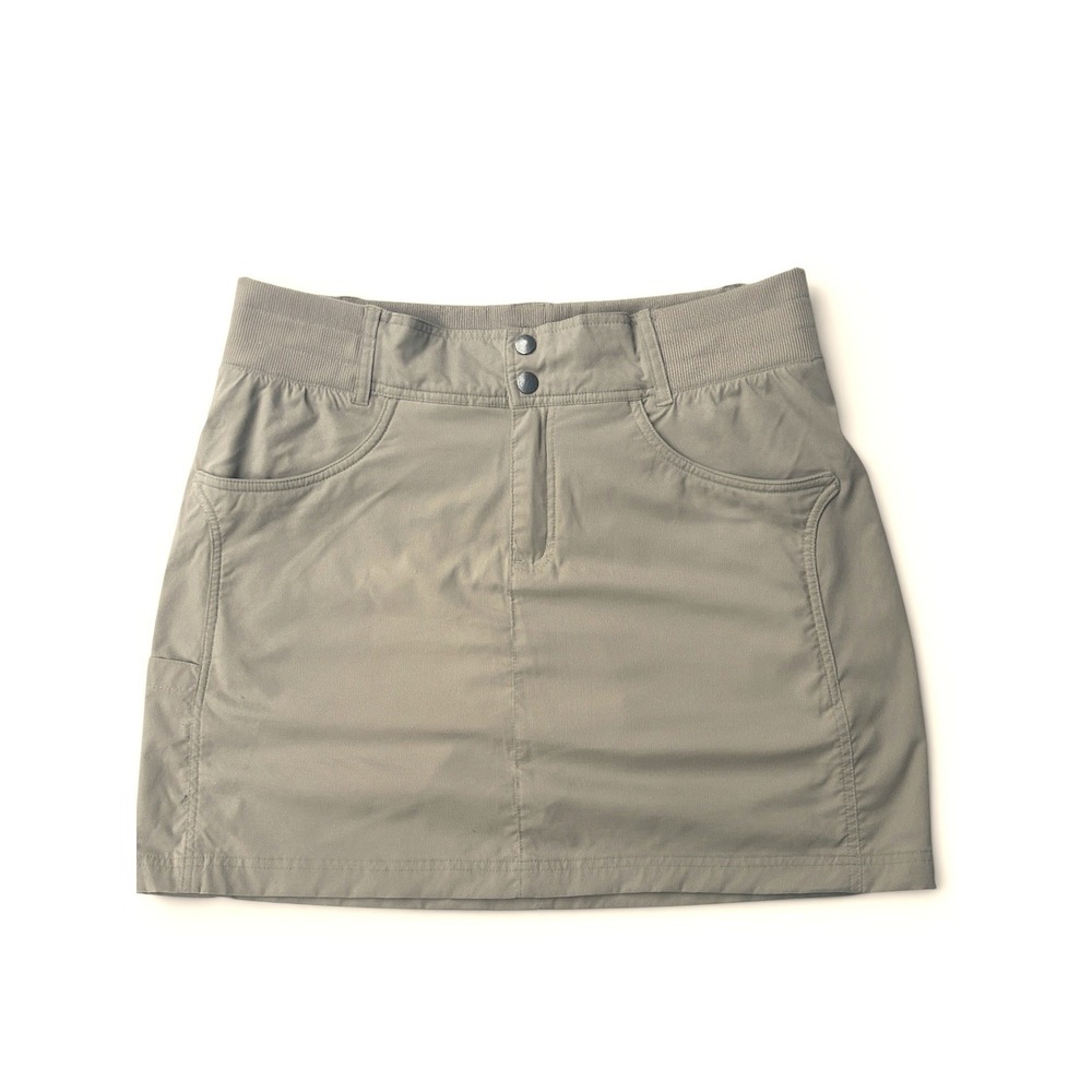 Title Nine Clamber Tan Nylon Stretch Active Hiking Skort TN-260900 Size 12